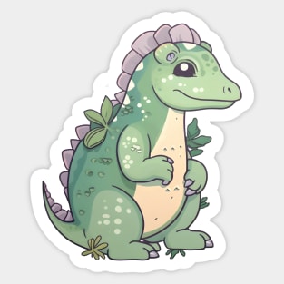 Cute Kawaii Dinosaur Sticker